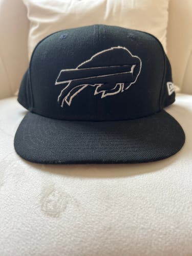 Buffalo Bills Black New Adult New Era Hat 59FIFTY size 7 5/8