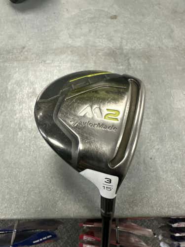 Used Taylormade M2 2019 3 Wood Stiff Flex Graphite Shaft Fairway Woods