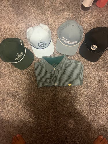 Brand new Masters polo (size XL) and Hat BUNDLE
