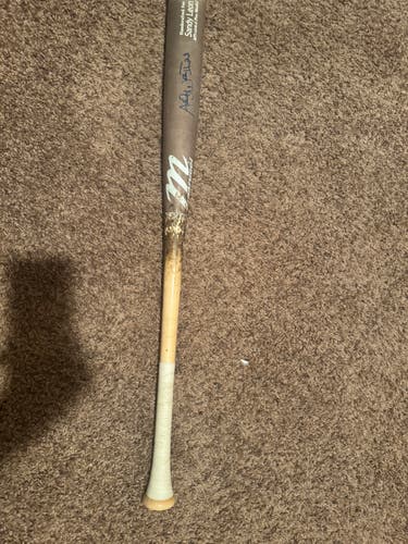 American Association Game used bat. Signed by Adam Brett Walker II.