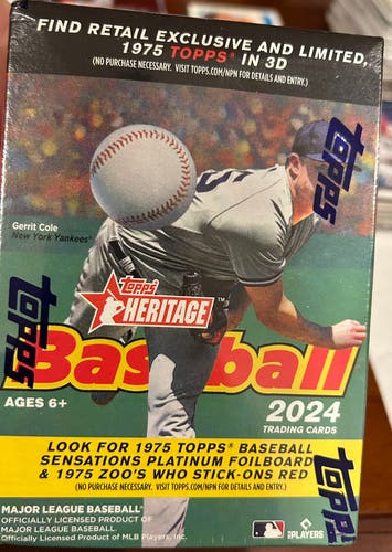 Topps Heritage 2024 Blaster MLB