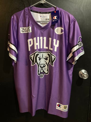 Purple New Large Adult Unisex Champion Jersey