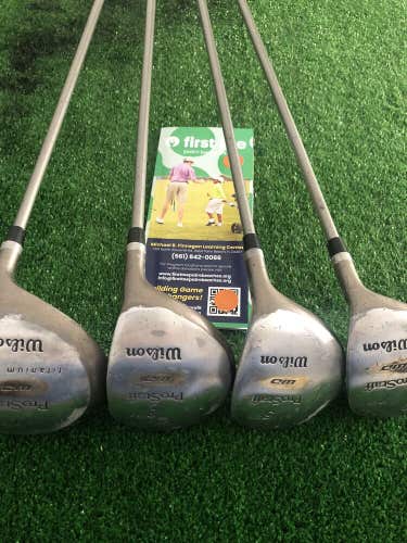 Wilson ProStaff Driver 12* 3-5-7 Woods Set Ladies Graphite Shafts