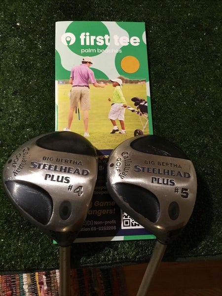Callaway Ladies Big Bertha Steelhead Plus Woods Set (4 & 5 Woods)Graphite Shafts