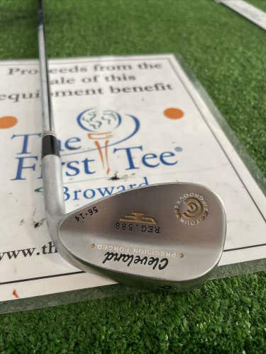 Cleveland 588 RTX 14 Bounce 56* Sand Wedge (SW) Wedge Flex Steel Shaft