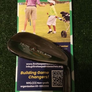 Iron Nelson 58* Lob Wedge Nelson Adams Design X Stiff Steel Shaft