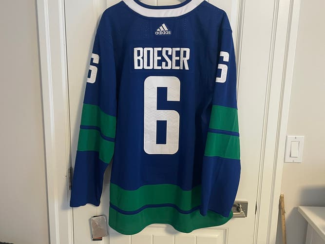 BNWT Authentic Adidas Vancouver Canucks Brock Boeser Third Jersey Size 54 XL NEW