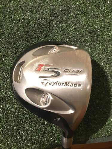 TaylorMade R5 Dual Type FW 3 Fairway Wood Seniors 55g M.A.S.2 Graphite Shaft