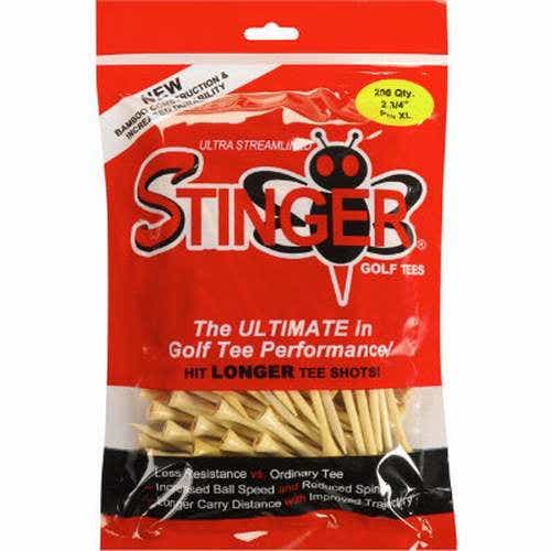 Stinger Golf Tee 2 3/4" Pro XL 200 Pk Ultra Streamlined Golf NEW