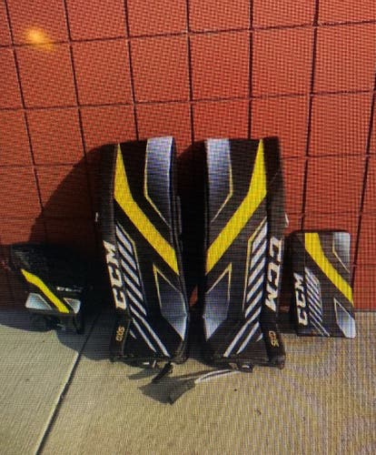 New  CCM Pro Stock Axis Pro Goalie Set