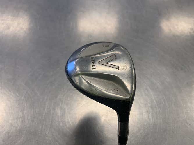 Used Taylormade V Steel 5 Wood Stiff Flex Graphite Shaft Fairway Woods