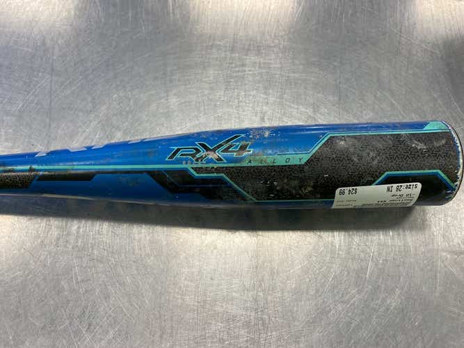 Used Rawlings Rx4 28" -10 Drop Usa 2 5 8 Barrel Bats