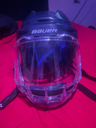 Used Bauer Reakt 75 L Ice Hockey Helmet