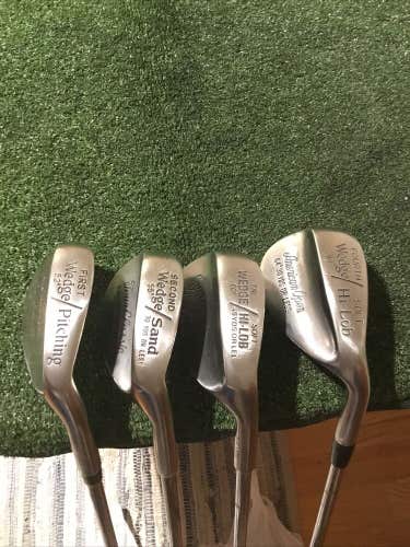 American Open Wedge Set (52* PW, 55* SW, 60* LW, 64* LW) Steel Shafts