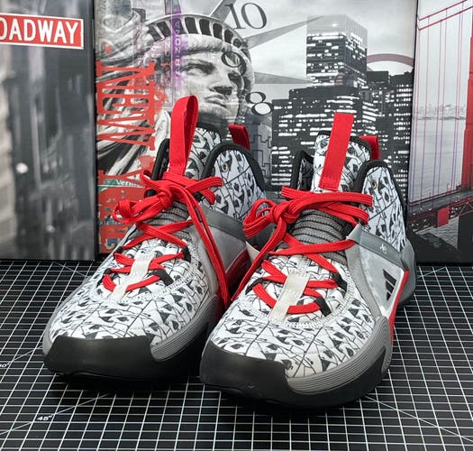 Adidas Candace Parker X Exhibit Select Silver Red Black WMS 14/MNS 12 IE9339 NEW