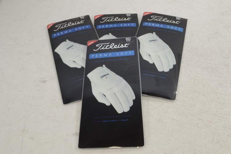 Titleist Perma-Soft XL Pearl Gloves (4 Pack) Right-Handed for LH Golfer #178884