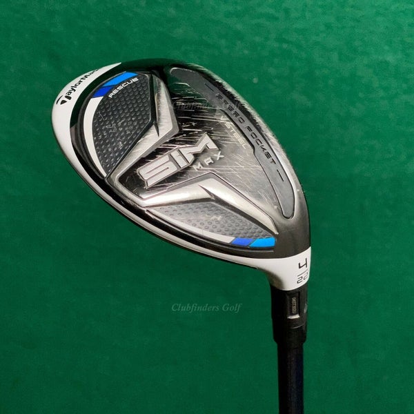 TaylorMade SIM Max 22° 4 Hybrid Fujikura Ventus 7-S Graphite Stiff W/Hc