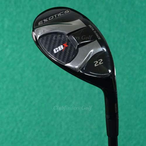 Tour Edge Exotics CBX 22° Hybrid Mitsubishi Kuro Kage 80HY Graphite Extra Stiff