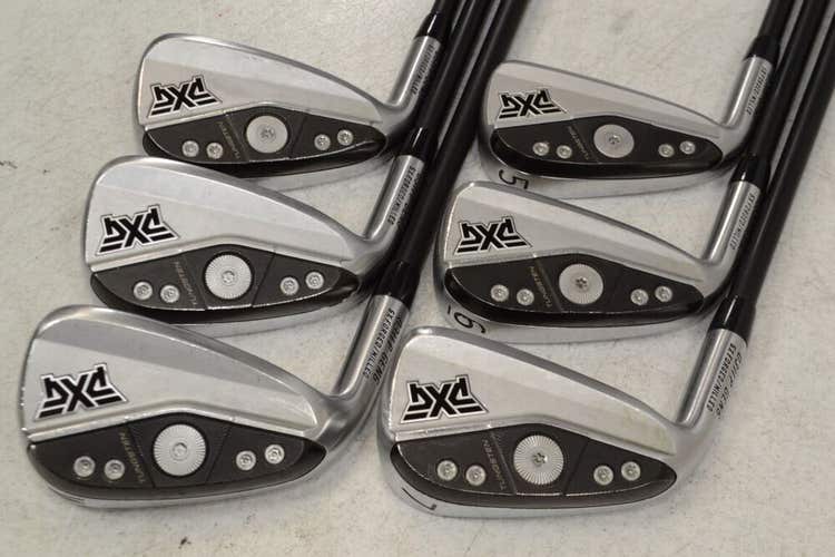 LEFT HANDED PXG 0311 P Gen6 5-W Iron Set Regular Flex Cypher Graphite #178838