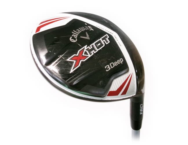 Callaway X Hot Pro 3 Deep 14.5* 3 Wood Graphite Project X PXV 5.5 Regular Flex