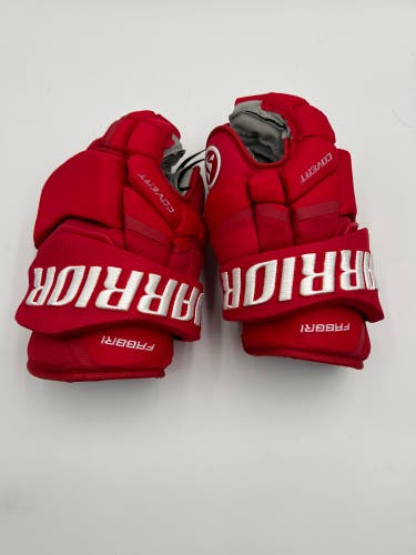 New Detroit Red Wings Warrior 14" Pro Stock Fabbri Covert QRL Pro Gloves