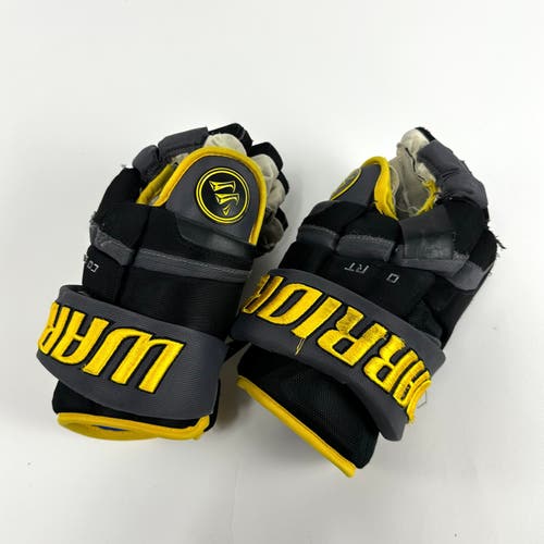 Used Black and Gold Warrior Covert QRE Pro Gloves | 13" | K260