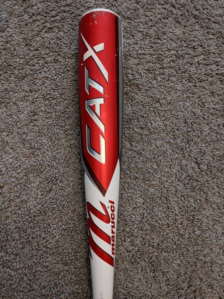 Used 2023 Marucci CAT X USSSA Certified Bat (-10) Alloy 20 oz 30"