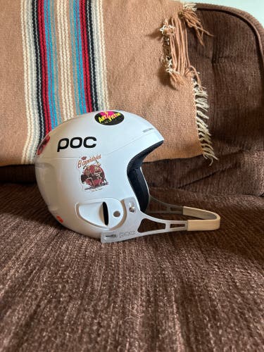 Used Unisex POC Skull x spin Helmet (Will Remove Stickers)