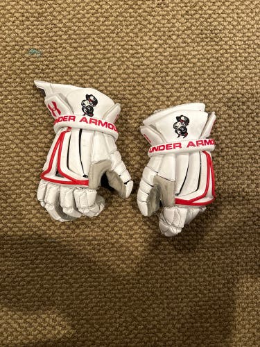 Game Worn Boston U Gloves