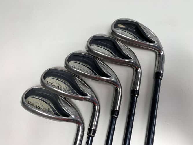 Callaway Solaire Iron Set 8-PW+AW+SW 50g Ladies Graphite Womens RH