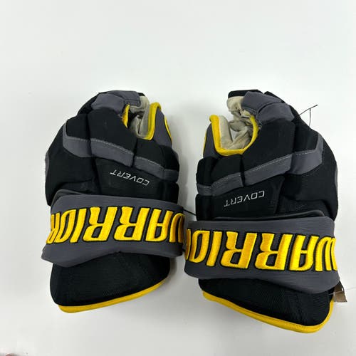 Used Black and Gold Warrior Covert QRE Pro Gloves | 14" | K366