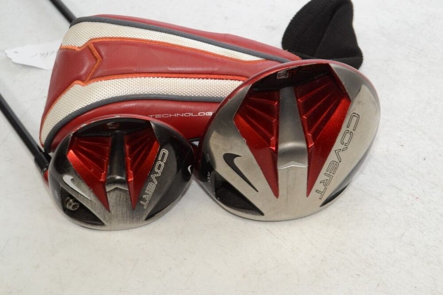 Nike VR-S Covert 10.5* Driver and 3 Fairway Wood Set RH Stiff/X-Stiff # 178772