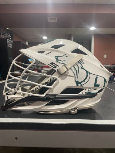 Loyola Game Used Cascade S Helmet with Chinstrap