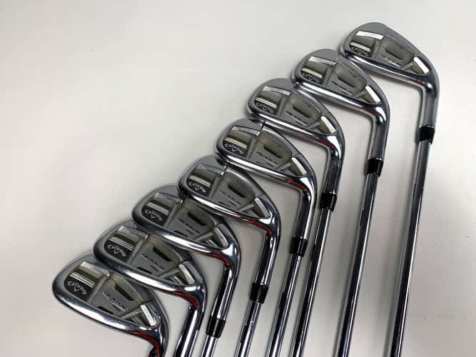 Callaway Rogue Pro Iron Set 4-PW+AW Project X Rifle 5.5 Regular RH +1/2"