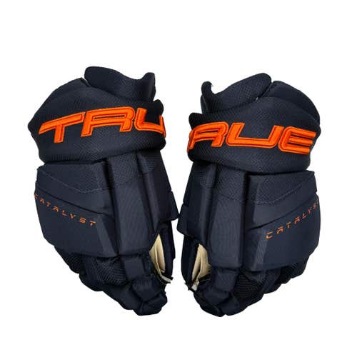 True Catalyst Pro Custom Edmonton Oilers Hockey Gloves