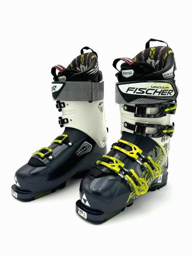 NEW W/OUT BOX MEN'S FISCHER RANGER SKI BOOTS BLUE/WHITE MON 25.5 US MEN 7