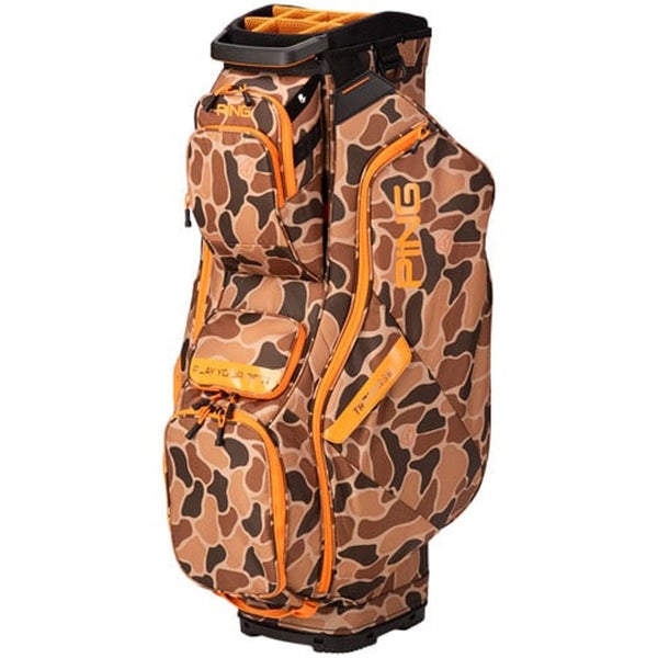 NEW 2023 Ping Traverse 14-Way Duck Camo Cart Golf Bag