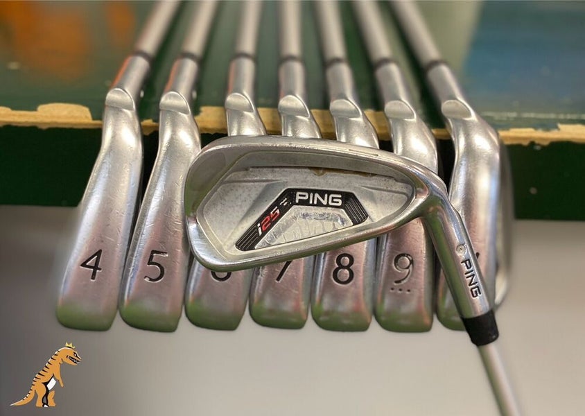 Used RH Ping i25 White Dot Iron Set 3-P Aldila RIP Tour Graphite Shafts