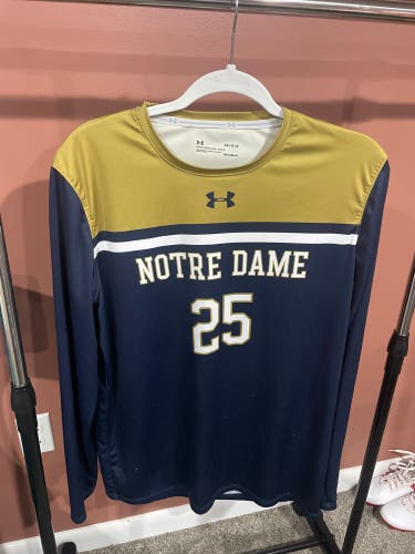 Notre Dame Team Issued L/S Shooter Shirt L