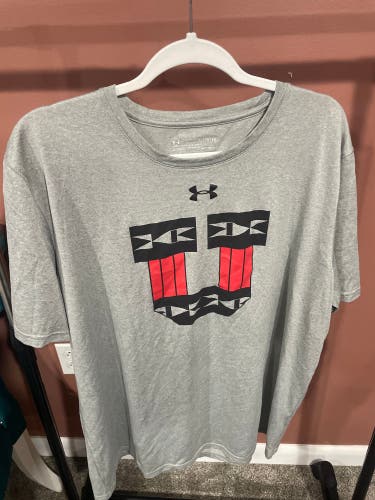 Utah Utes Team Issued Shooter Shirt XL