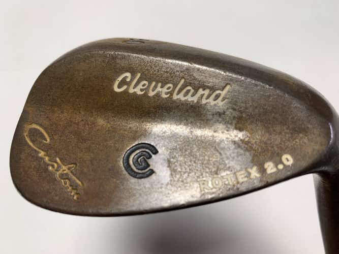 Cleveland Custom Rotex 2.0 Raw Lob Wedge LW 60* KBS $-Taper 130g Extra Stiff RH