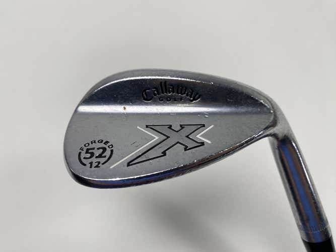 Callaway X Forged Chrome Gap Wedge GW 52* 12 Bounce Wedge Steel Mens RH