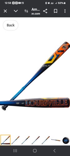 New 2024 Louisville Slugger Atlas BBCOR Certified Bat (-3) Alloy 31 oz 34"