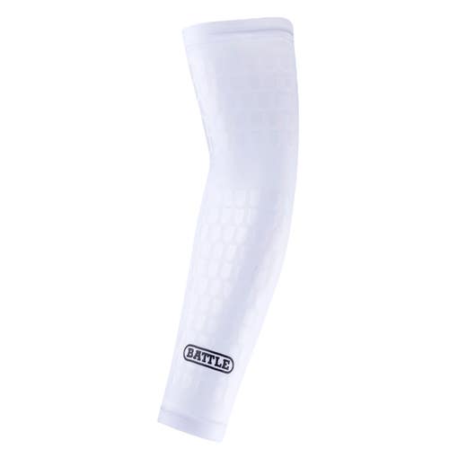 New Football Ultra-Stick Full Adult Arm Sleeve - White - L/XL