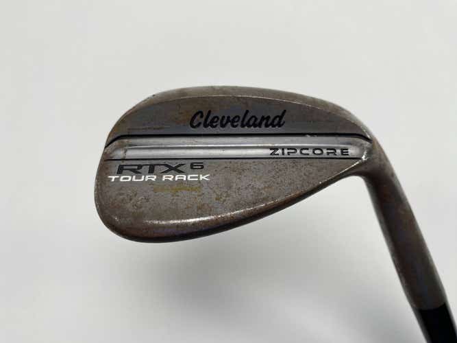 Cleveland RTX 6 ZipCore Tour Rack Raw Sand Wedge 56* 10 $-Taper 130g XStiff RH