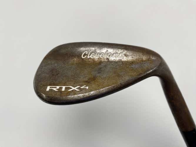 Cleveland RTX 4 Tour Raw Wedge 60* 6 $-Taper 130 130g Extra Stiff Steel Mens RH