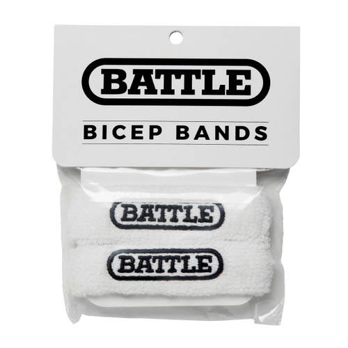 New Battle Bicep Band - White