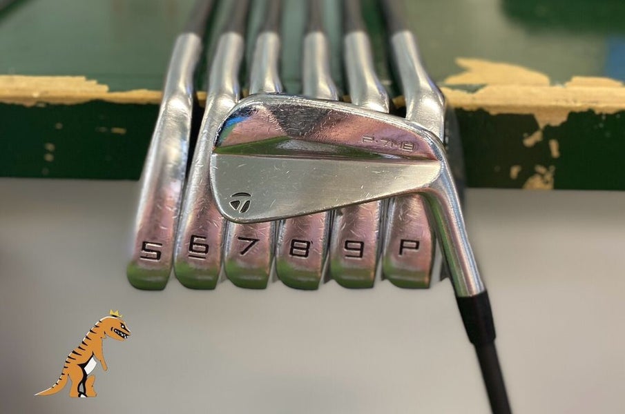 Used RH TaylorMade P7MB Iron Set 4-P MMT 80 Graphite Stiff