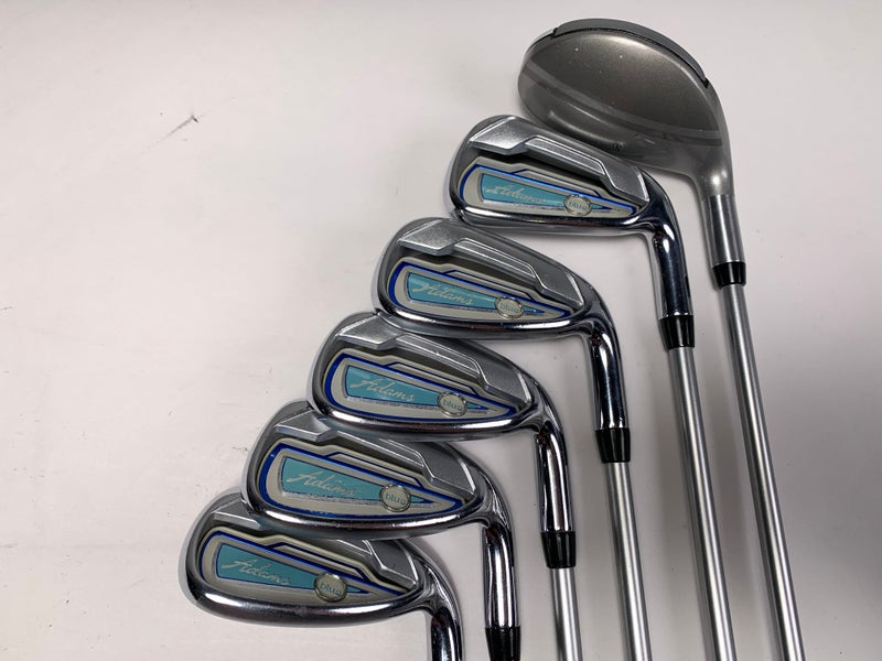 Adams 2015 Blue Combo Iron Set 5-PW+SW (No 7) Aldila SlimTech Ladies Graphite RH