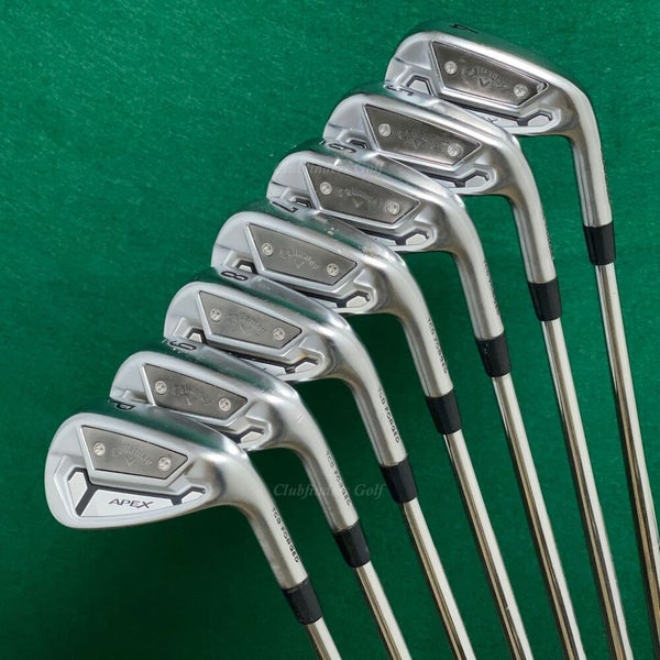 Callaway Apex TCB Forged 4-PW Iron Set Project X Rifle 6.5 Steel Extra Stiff
